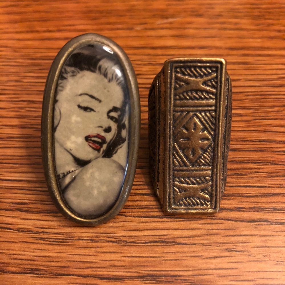 Large Bronze Rings - Two for $6